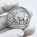 1840 Buffalo One Dollar Rare Western Style Collectible Coin Vintage Antique Numismatic Treasure 1840 Buffalo One Dollar Rare Western Style Collectible Coin Vintage Antique Numismatic Treasure