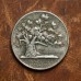 1935 Connecticut Tercentenary Half Dollar Commemorative Coin, Charter Oak Modernist Eagle Antique Silver Coin, US Old Coin for Collectors