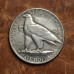1935 Connecticut Tercentenary Half Dollar Commemorative Coin, Charter Oak Modernist Eagle Antique Silver Coin, US Old Coin for Collectors
