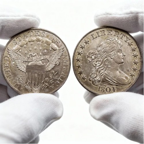 1804 Draped Bust Silver Dollar Rare US Coin Collectible 1804 Draped Bust Silver Dollar Rare US Coin Collectible