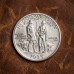 1935 Daniel Boone Bicentennial Half Dollar, Old US Commemorative Coin, Rare San Francisco Antique Silver Coins for Collector Gifts