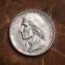 1935 Daniel Boone Bicentennial Half Dollar, Old US Commemorative Coin, Rare San Francisco Antique Silver Coins for Collector Gifts