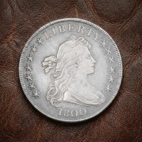 1800 Draped Bust Silver Dollar, Early American Silver Coin Collection, Rare Antique Liberty Eagle Coin, US Old Coins for Collectors