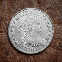 1804 Draped Bust Silver Dollar - Heraldic Eagle, US Silver Coin Collection, Antique Liberty Coin, Rare Old Coins for Collectors