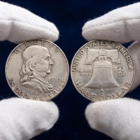 1950 P D Franklin Half Dollar Set | Rare US Mint Vintage Silver Coins