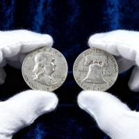 1952 Franklin Half Dollar Coin | Silver 50 Cent Liberty Bell Collector Gift Souvenir