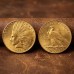 1933 Indian Head Gold Eagle Coin, Rare Saint Gaudens 10 Dollar Antique Coin Collection, Collectible US Old Coins for Collectors