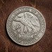 1877 Morgan Half Dollar Coin, Antique US Silver Coin, Classic Liberty Eagle Coin, Rare Old Coins for Collectors, Collectible Ancient Coins