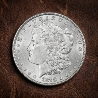 1878 Morgan Silver Dollar, US Morgan Dollar Silver Coins, First Year Issue, Rare Old Coins for Collector, Collectible Liberty Eagle Coin