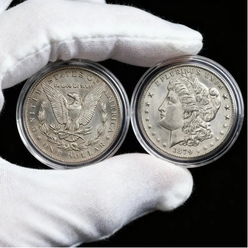 1879-CC Morgan Silver Dollar Rare Carson City US Coin Collectible