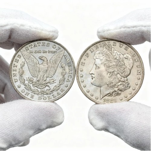 1881-CC Morgan Silver Dollar Rare Carson City Mint US Collectible Coin 1881-CC Morgan Silver Dollar Rare Carson City Mint US Collectible Coin