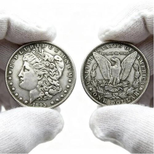 1895 Morgan Silver Dollar Coin | King Of Dollars Rare US Mint Collector Gift Souvenir