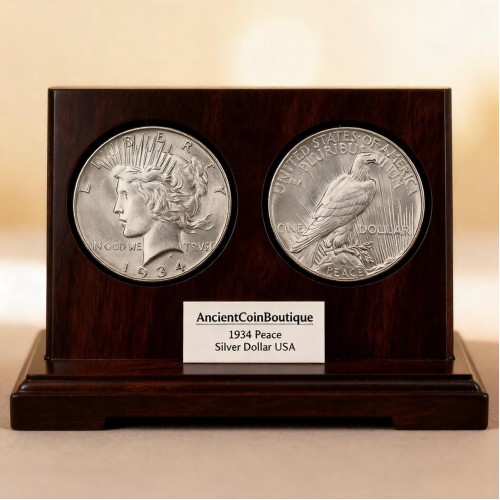 1934 Peace Silver Dollar Rare US Coin Collectible
