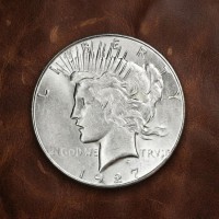 1927 Peace Dollar Coin, US Peace Silver Dollars, American Old Silver Coins for Collectors, Rare Antique Coin Collectibles