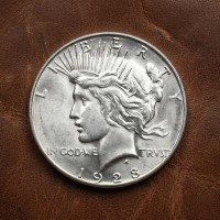1928 Peace Dollar Coin, Rare US Peace Silver Dollars, American Old Silver Coins for Collector, Antique Coin Collectibles