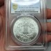 1904 China Hupeh Province One Tael Kuang Hsu Dragon Silver Dollar Coin in Slab Case