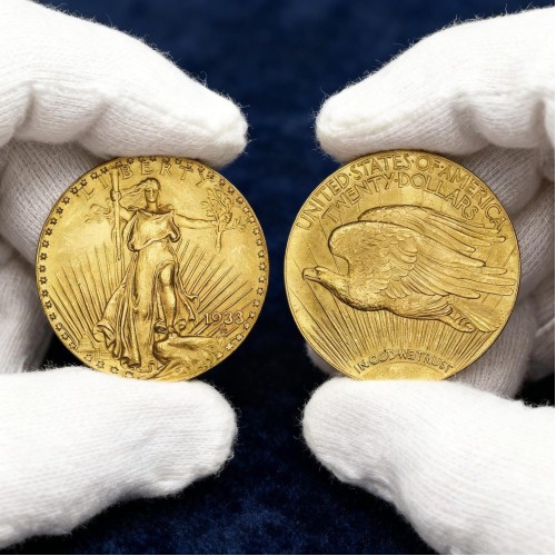 1933 Saint-Gaudens Double Eagle Gold Coin Rare American Collectible Numismatic Treasure