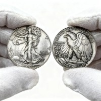 1919-D Walking Liberty Half Dollar Rare US Silver Coin Collectible