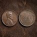 1909 S V.D.B. Lincoln Wheat Penny, 1943 Lincoln Penny Copper Coin Set, Rare US Antique Coin Collection, Collectible Old Coins for Collectors